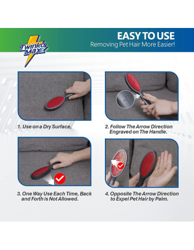 Cepillo para Pelusa Twinko Max Doble Cara Reutilizable