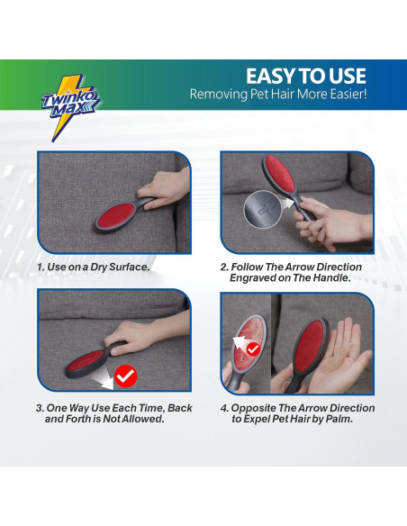 Cepillo para Pelusa Twinko Max Doble Cara Reutilizable