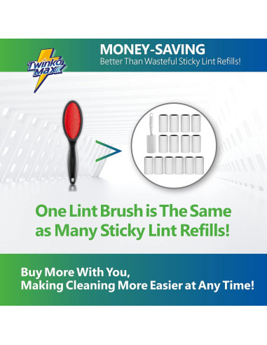 Cepillo para Pelusa Twinko Max Doble Cara Reutilizable