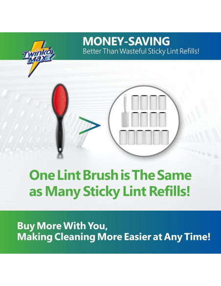 Cepillo para Pelusa Twinko Max Doble Cara Reutilizable