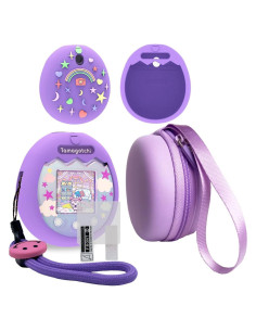 Funda Dura JCHPINE y Cubierta Silicona para Tamagotchi Pix