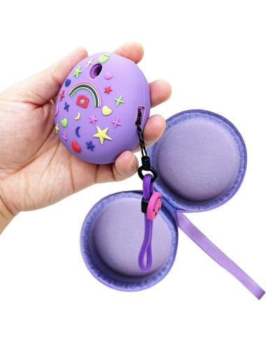 Funda Dura JCHPINE y Cubierta Silicona para Tamagotchi Pix