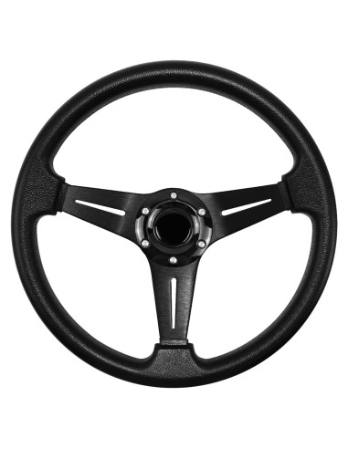 Volante de Carreras QYMOPAY 35 cm Antideslizante Negro