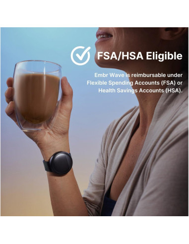 Embr Wave 2 Pulsera de Enfriamiento Recargable - Negro