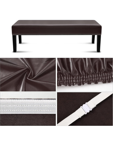 Cubierta de Banco YISUN Tapizada Cuero PU Impermeable