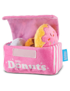 Juguete Interactivo para Perros Barkbox Donuts 4 en 1 Pequeño