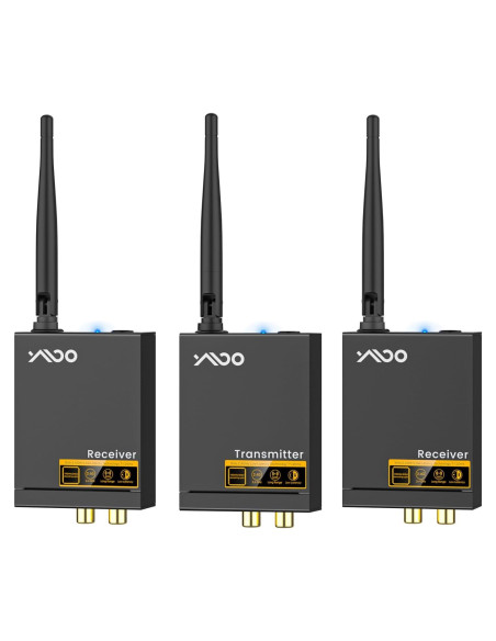 YMOO Transmisor y Receptor Inalámbrico 3 en 1 RCA 100m YMOO Transmisor y Receptor Inalámbrico 3 en 1 RCA 100m