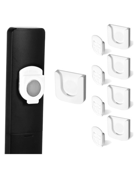 Soporte Magnético para Control Remoto Gjinxi - 4 Piezas, Blanco
