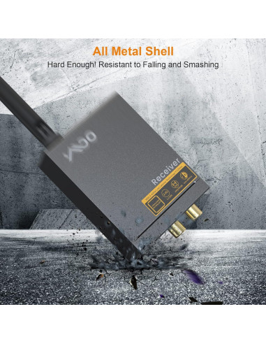 YMOO Transmisor y Receptor Inalámbrico 3 en 1 RCA 100m