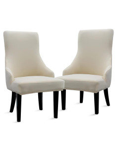 Funda de Silla Liykimt 2 Unidades Beige Estiramiento