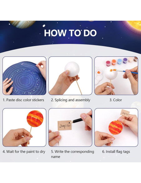 Kit Modelo Sistema Solar Ayfjovs con Bolas de Espuma