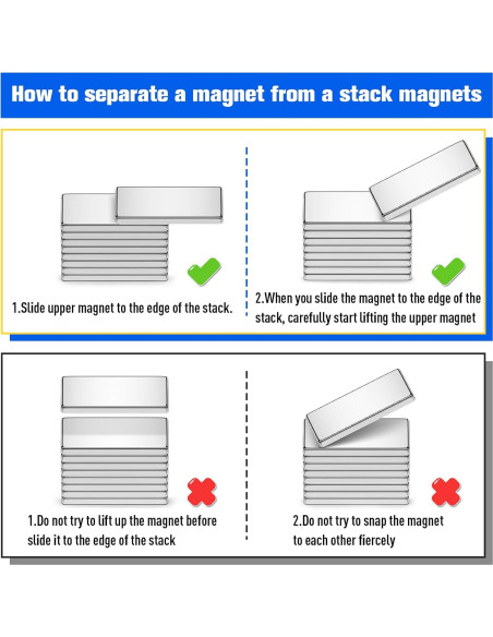 50 Imán de Neodimio FINDMAG 20x5x2mm para Manualidades