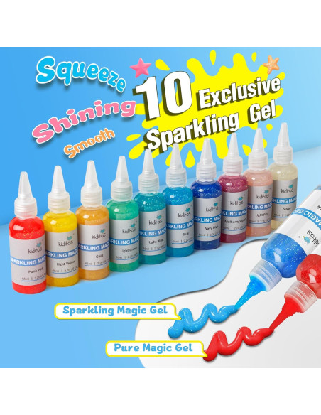 Kit de Juguete de Elfo de Agua Mágica Kiditos 20 Colores