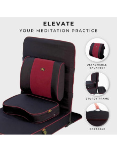 Silla de Meditación Extra Grande Friends Of Meditation - Negro 2