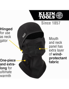 Kit de Invierno Klein Tools 4 Piezas Balaclava y Guantes 2