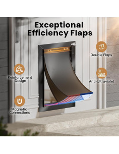 Puerta para Gatos VOSOIR Aluminio Pequeña 10.5x6.8cm 2