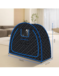 Sauna de Vapor Portátil Smartmak para 3 Personas 2