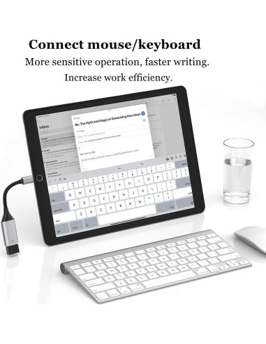 Adaptador Lightning a USB IVSHOWCO OTG para iPhone