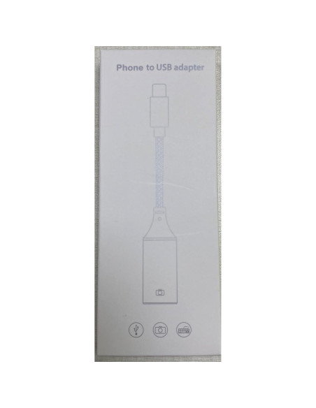 Adaptador Lightning a USB IVSHOWCO OTG para iPhone