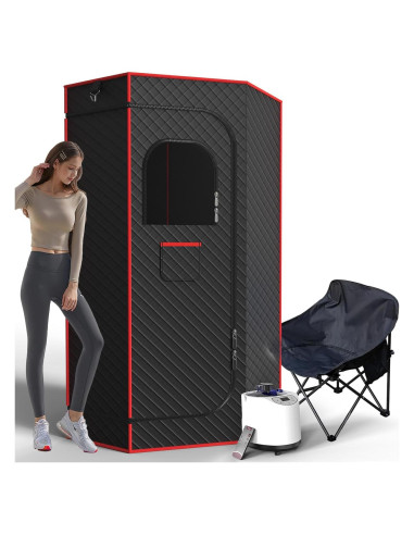 Caja de Sauna Portátil DECOKTOOL 3L Control Remoto 15 Niveles