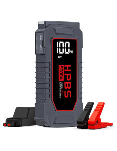 Arrancador de Coche HPBS H5000 5000A 12V Pantalla LCD