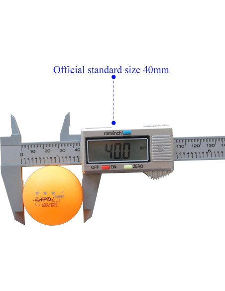 Pelotas de Tenis de Mesa MAPOL 200 Naranjas 3 Estrellas