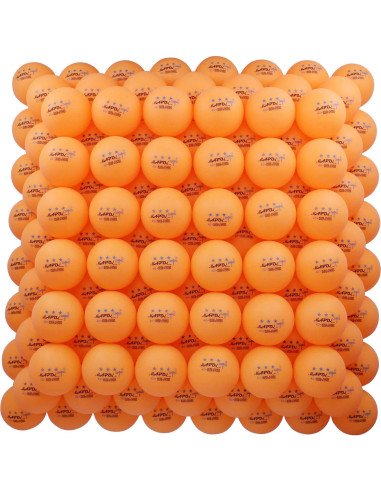 Pelotas de Tenis de Mesa MAPOL 200 Naranjas 3 Estrellas
