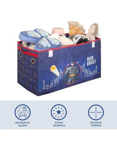 Cofre de Almacenamiento Infantil Batman Idea Nuova 72x40x36 cm