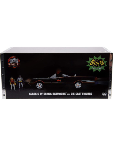 Batmóvil Jada 98625 1:18 Metal con Figuras Batman y Robin