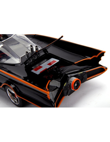 Batmóvil Jada 98625 1:18 Metal con Figuras Batman y Robin