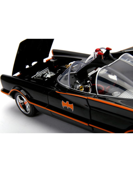 Batmóvil Jada 98625 1:18 Metal con Figuras Batman y Robin