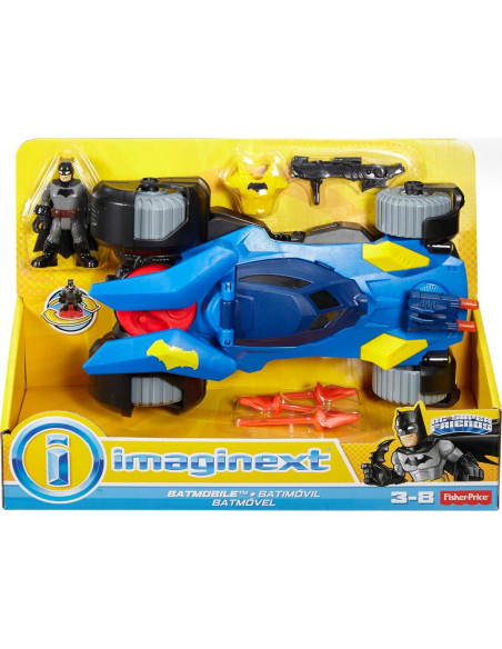 Batmóvil Fisher-Price Imaginext con figura de Batman 3+ años