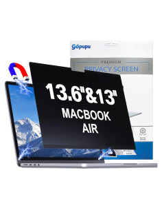 Funda de Privacidad Magnética Gopupu para MacBook Air 13.6"