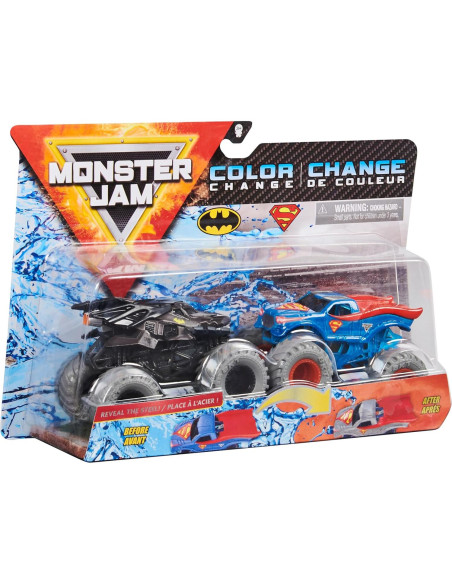Camiones Monstruo Monster Jam 1:64 que Cambian de Color