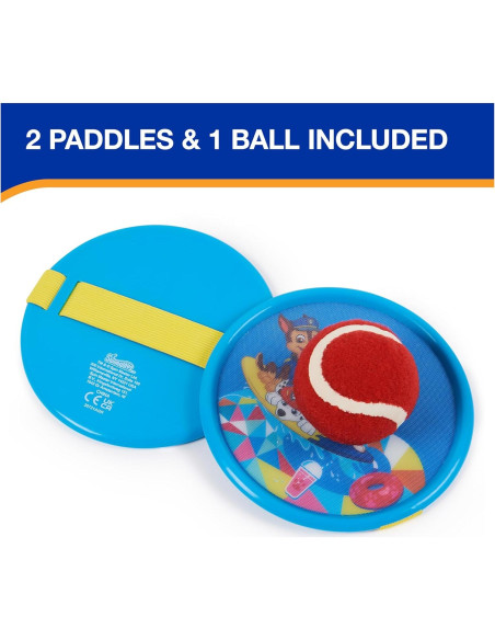 Juego de Atrapar Paw Patrol Swimways 2 Paletas y 1 Pelota