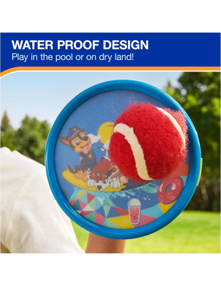 Juego de Atrapar Paw Patrol Swimways 2 Paletas y 1 Pelota