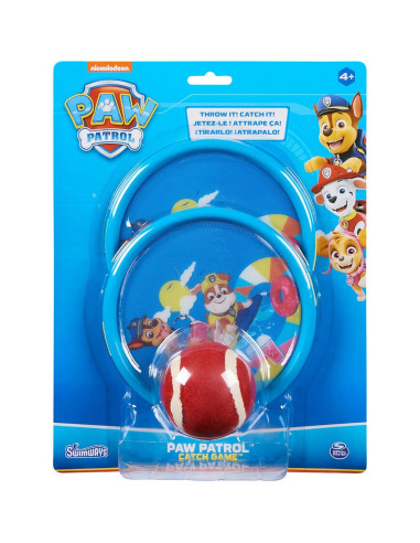 Juego de Atrapar Paw Patrol Swimways 2 Paletas y 1 Pelota