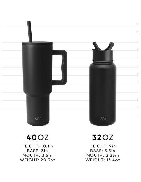 Botella de Agua Simple Modern Disney Princesa 32oz Acero Inoxidable