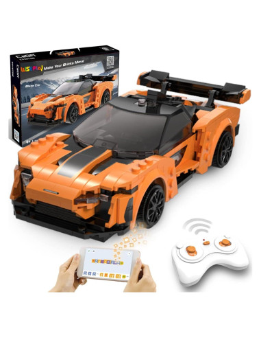 WISEPLAY Kit de Construcción Coche RC 295 Piezas 6-9 Años