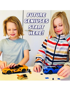 WISEPLAY Kit de Construcción Coche RC 295 Piezas 6-9 Años 2