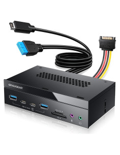 Lector de Tarjetas GRAUGEAR USB 3.2 5.25" con Audio