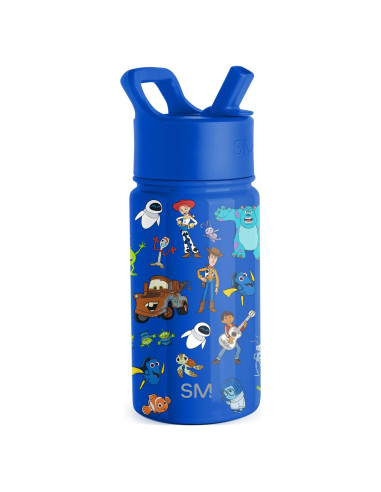 Botella de Agua Simple Modern Disney Pixar 414ml Azul