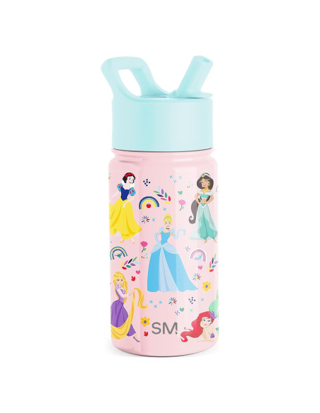 Botella de Agua Simple Modern 14oz Arcoíris Princesa Disney