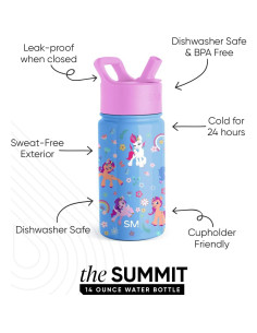 Botella de Agua Aislada Simple Modern 414ml My Little Pony 2