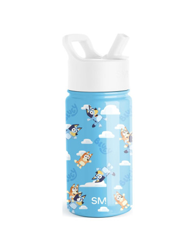 Botella de Agua Aislada Simple Modern 414 ml Niños Bluey