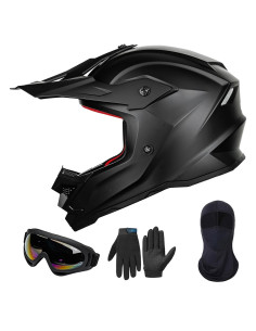 Casco ILM Z705 para Niños Off Road Negro Mate M