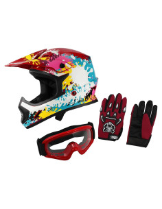 Casco XFMT XF-272 para Niños Motocross Z-Spray Graffiti