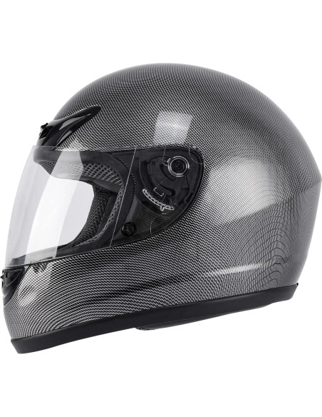 Casco TCMT Carbono X-Large Certificado DOT para Motocicleta
