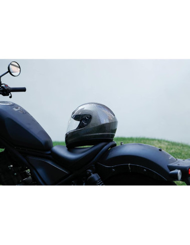 Casco TCMT Carbono X-Large Certificado DOT para Motocicleta