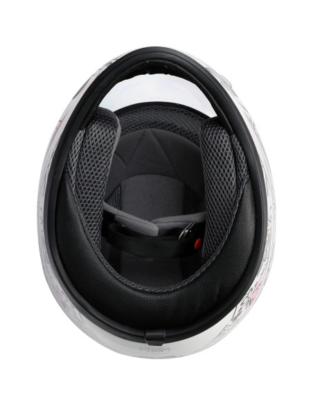 Casco Completo TCMT Mariposa Flip Up XL para Adultos